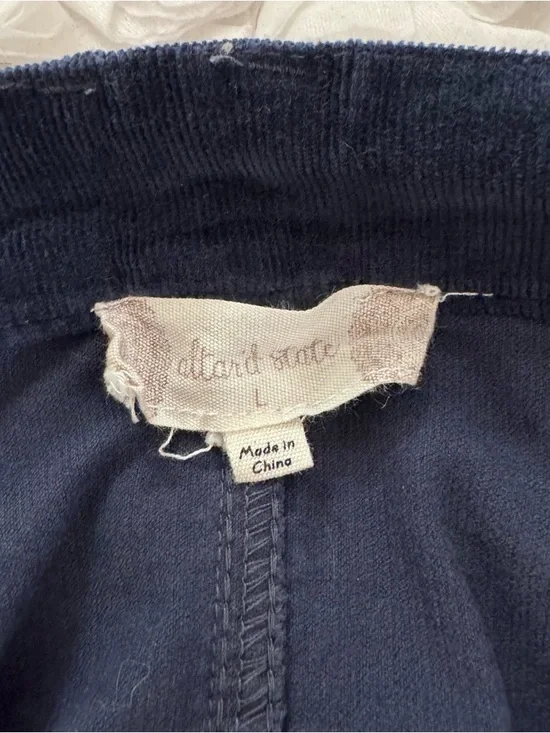 Altar'd State Navy Corduroy Button-Front Mini Skirt - Picture 2 of 2